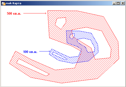 Результат работы программы scale2area